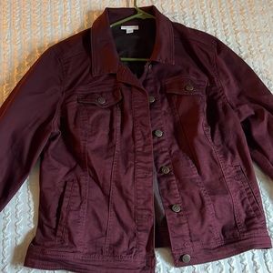 Cotton button down jacket